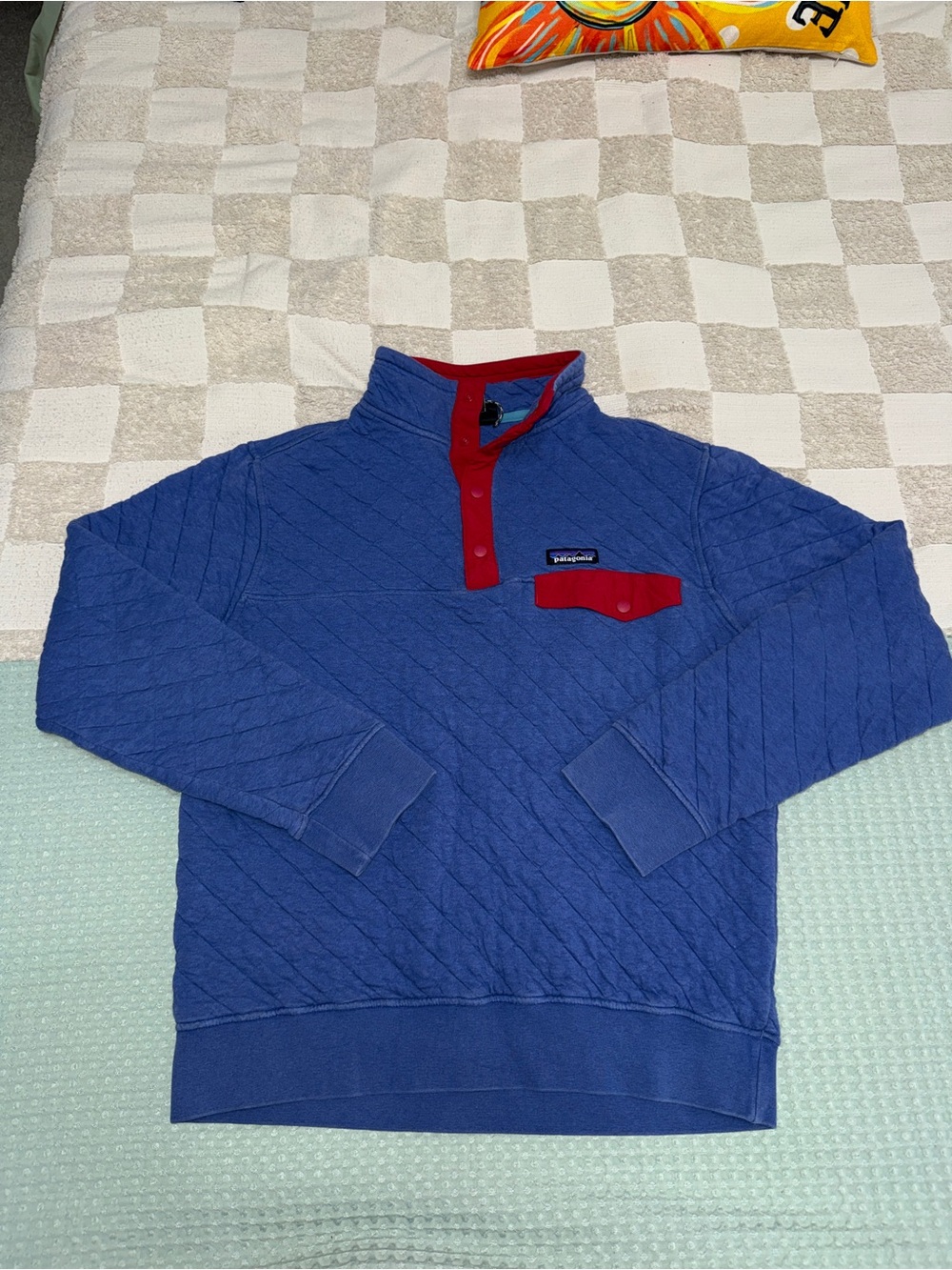 Patagonia Men's Organic Cotton‎ Quilt Snap-T Pullover size M